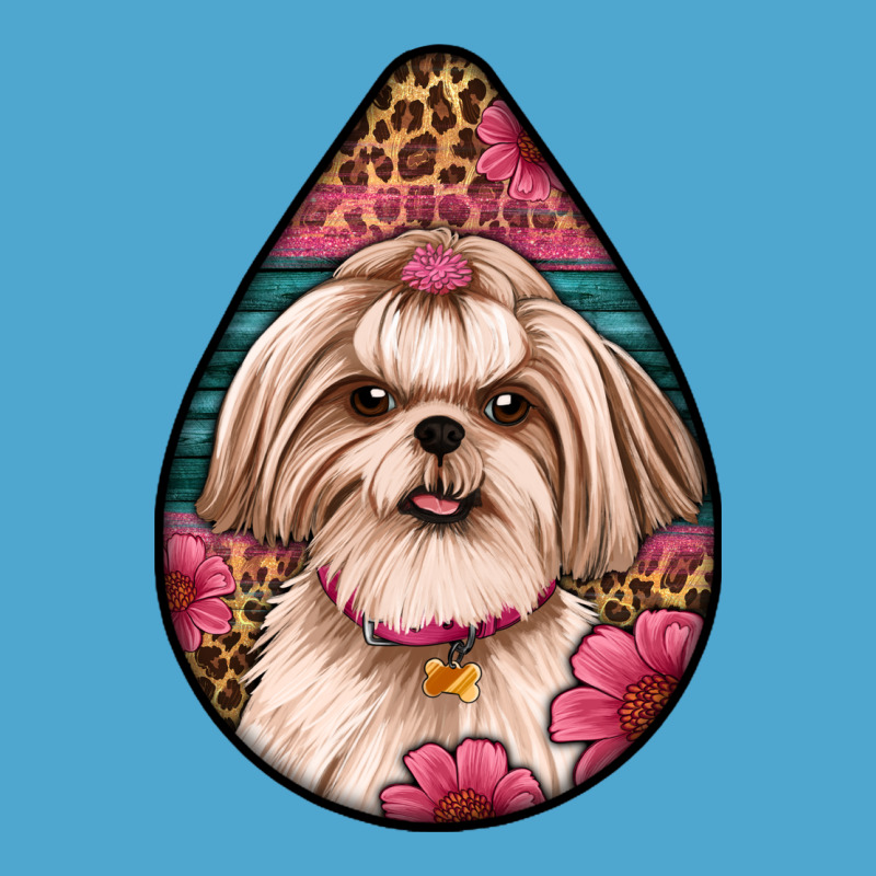 Shih Tzu Teardrop Earrings Premium Hoodie by Artiststas | Teevron