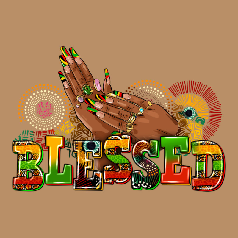 Blessed Afro Woman Hands Vintage Hoodie by AdoDesignShop | Teevron