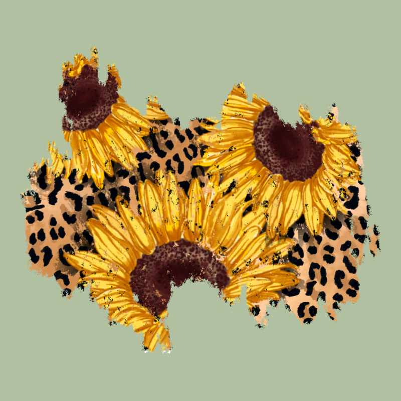 Sunflower Leopard Patch Urban Hoodie by AdoDesignShop | Teevron