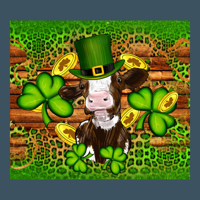 St Patricks Day Cow Urban Hoodie by Artiststas | Teevron