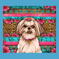 Shih Tzu Floral Tumbler Premium Hoodie | Teevron