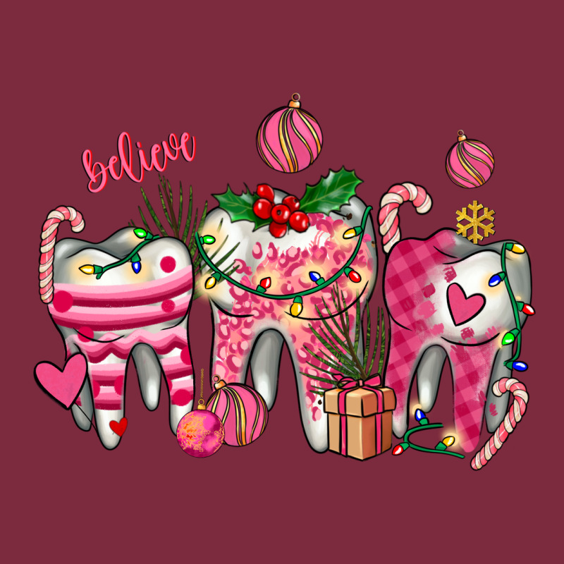 Pink Christmas Teeth Premium Hoodie by AdoDesignShop | Teevron
