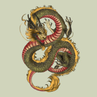 Green And Yellow Dragon Heavyweight Hoodie | Teevron