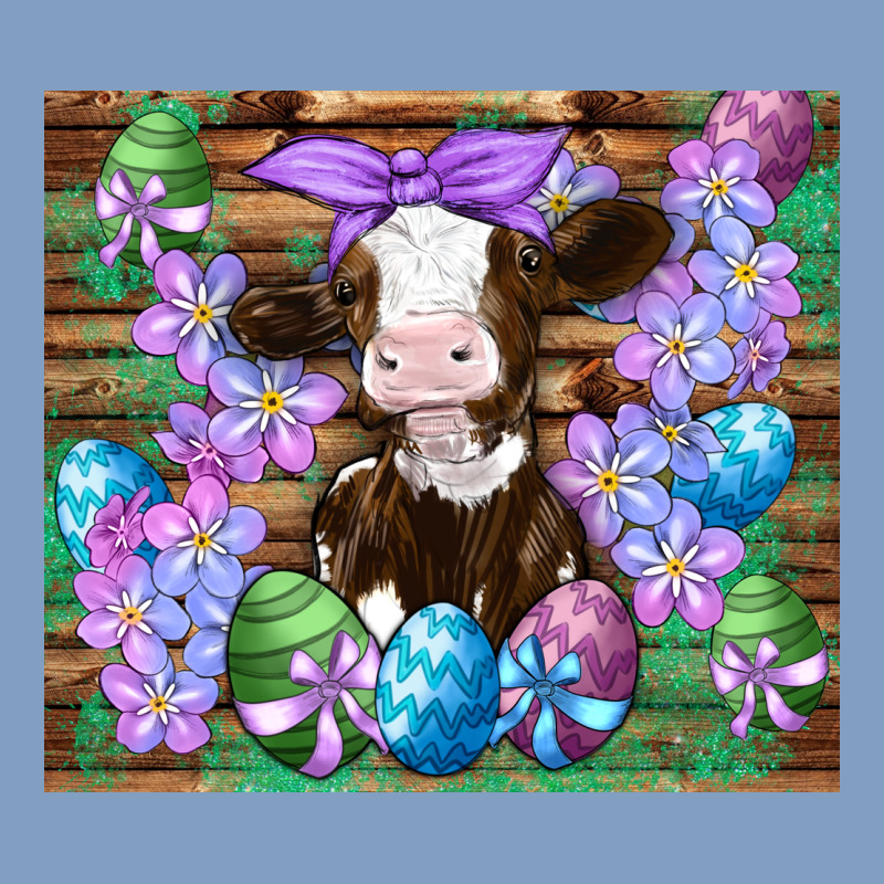 Easter Cow Eggs Flowers Daisys Urban Hoodie by Artiststas | Teevron