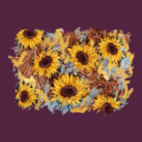 Sunflower Glitter Leather Background Urban Hoodie | Teevron