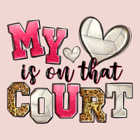 My Heart Is On That Court Volleyball Premium Sweatshirt | Teevron