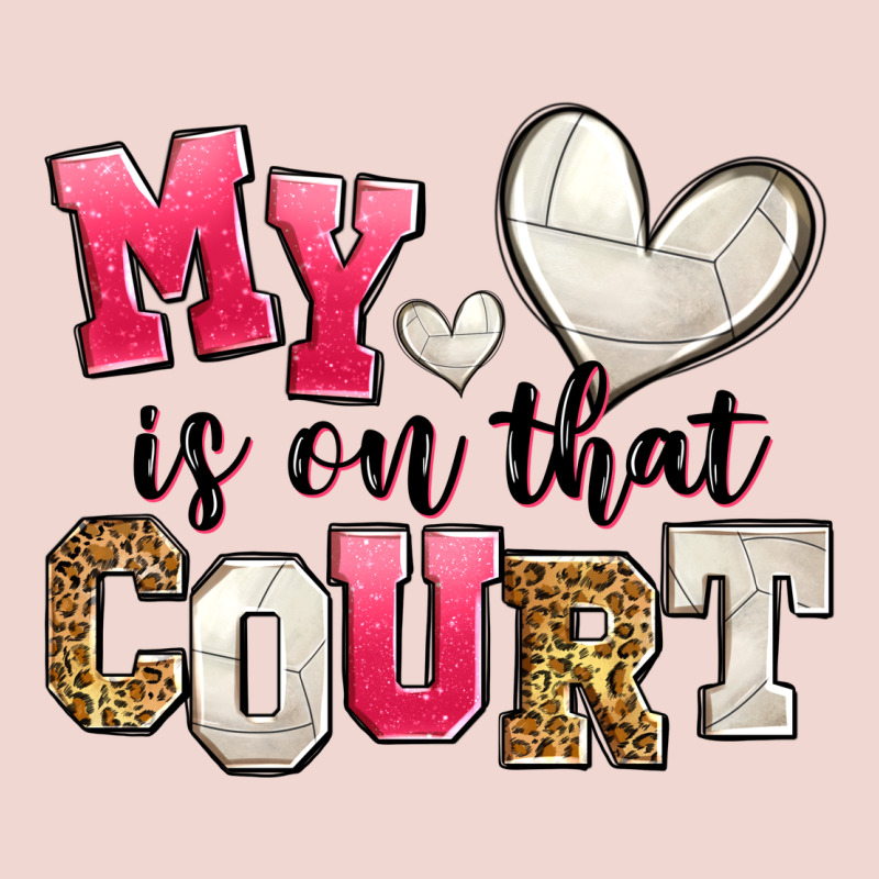 My Heart Is On That Court Volleyball Premium Sweatshirt by Zillion Design Studio | Teevron