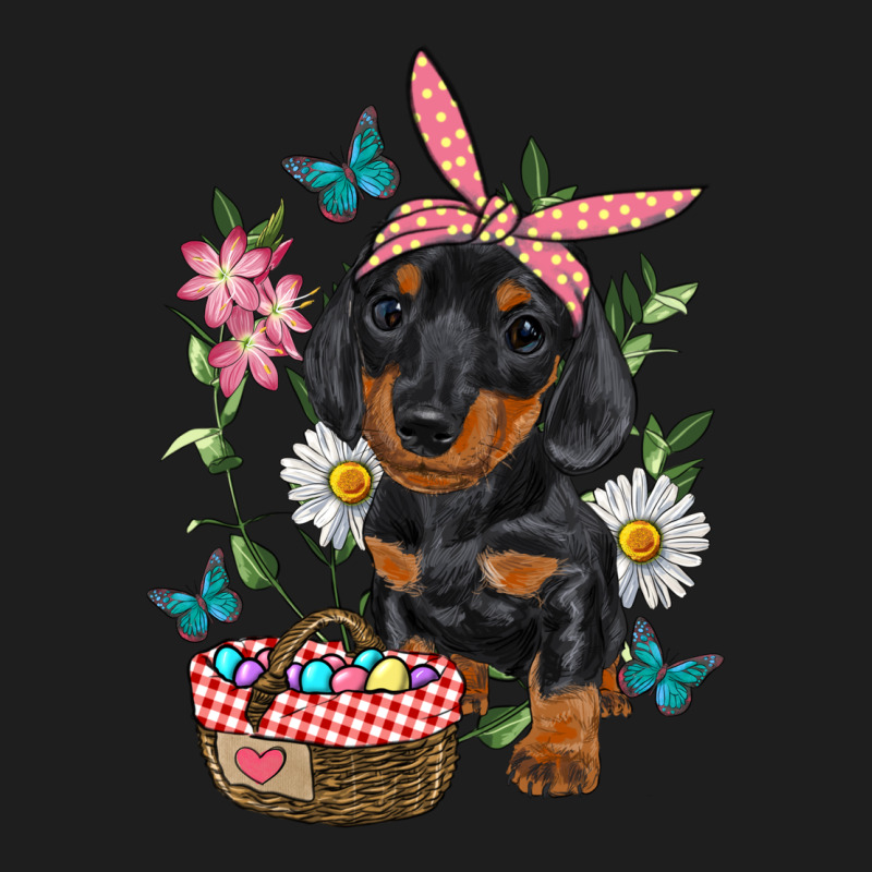 Easter Dachshund Heavyweight Hoodie by RanaPortraitStore | Teevron