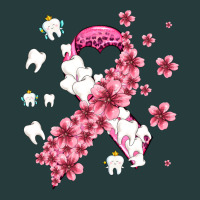 Teeth And Flower Cancer Ribbon Premium Hoodie | Teevron