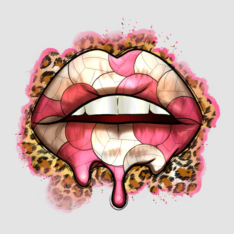 Volleyball Lips Premium Sweatshirt by Zillion Design Studio | Teevron