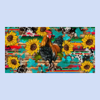 Western Coop Animals Rooster Sunflowers Cowhide Wooden Serape Glitter Urban Hoodie | Teevron