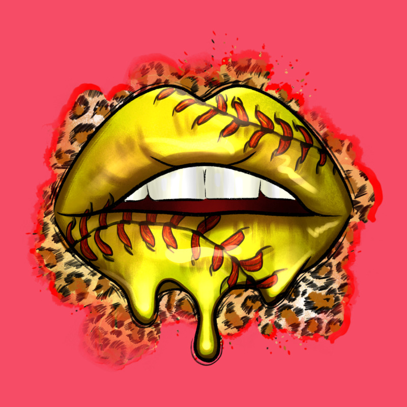 Softball Lips Premium Sweatshirt by Zillion Design Studio | Teevron