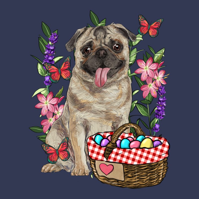 Easter Pug Heavyweight Hoodie by RanaPortraitStore | Teevron