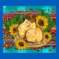 Western Chicks Coop Animals Sunflowers Cactus Serape Leopard Turquoise Urban Hoodie | Teevron