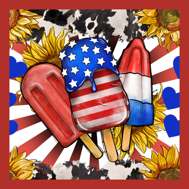 Patriotic Popsicles And Sunflowers Premium Hoodie by BundleAndBundleShop | Teevron