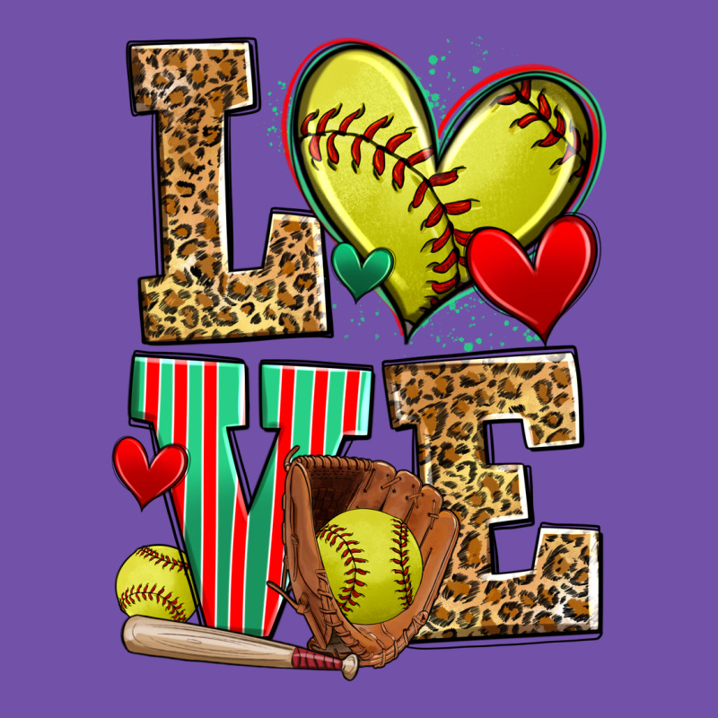 Love Softball Premium Sweatshirt by Zillion Design Studio | Teevron