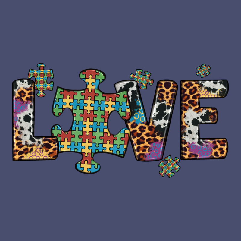Love Autism Awareness Leopard Cowhide Vintage Tee by Artiststas | Teevron