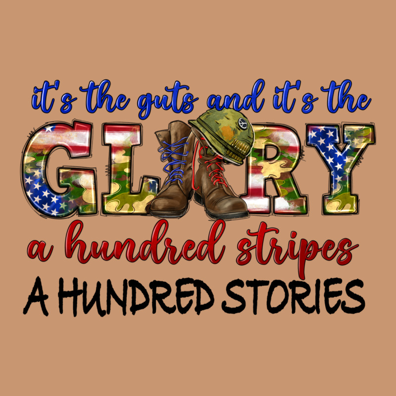 Its The Guts And Its The Glory A Hundred Stripes Heavyweight Hoodie by texasbilliewilder | Teevron