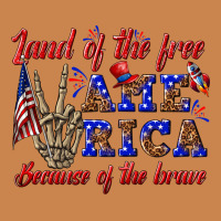 Land Of The Free America Because Of The Brave Heavyweight Hoodie | Teevron