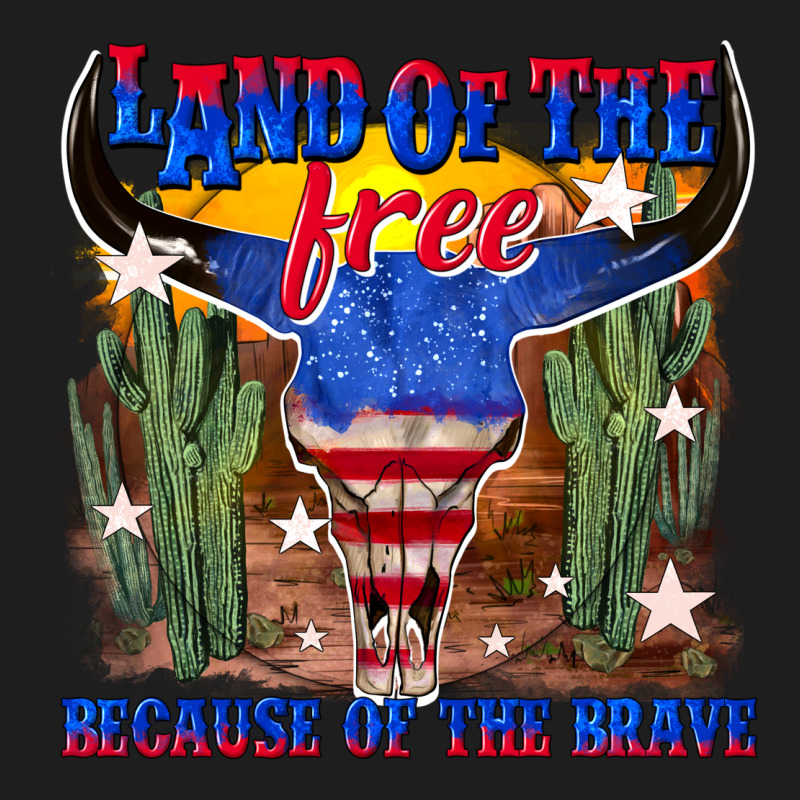 Land Of The Free Because Of The Brave Heavyweight Hoodie by texasbilliewilder | Teevron