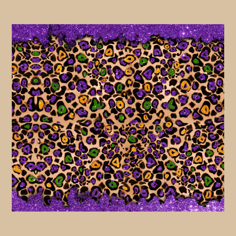 Mardi Gras Leopard Heavyweight Hoodie by RanaPortraitStore | Teevron