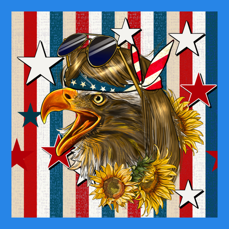 Mullet Eagle Seamless Pattern Premium Hoodie by BundleAndBundleShop | Teevron