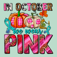 In October We Wear Pink With Pumpkins Premium Hoodie | Teevron