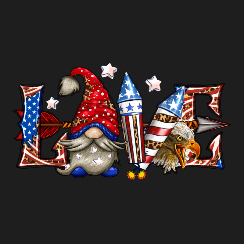 Love 4th July With Gnome Billie Wilder Heavyweight Hoodie by texasbilliewilder | Teevron
