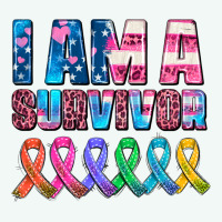 I Am A Survivor With All Cancer Ribbons Premium Hoodie | Teevron