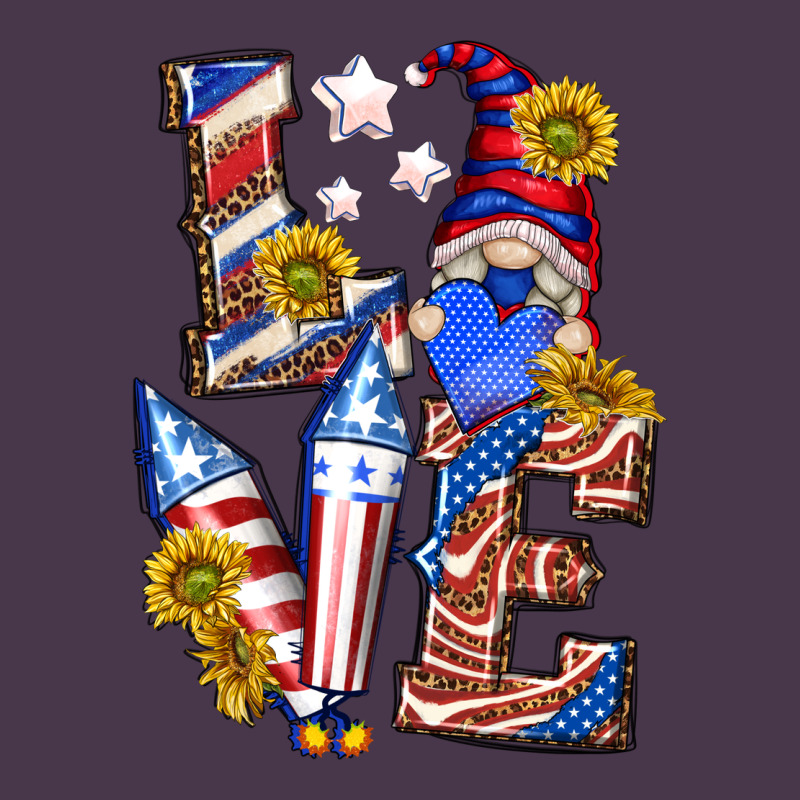 Love 4th Of July With Gnome Heavyweight Hoodie by texasbilliewilder | Teevron