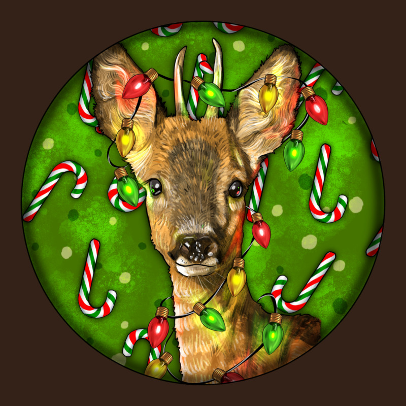 Red Brocket Deer Christmas Heavy Core Tee by LillyAllenDesigns | Teevron