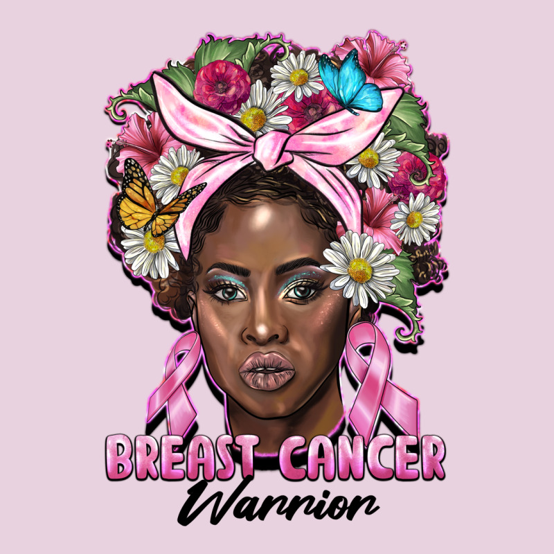 Breast Cancer Warrior Black Woman Ladies Tee by BarkalooDesign | Teevron