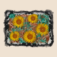 Leather Sunflower Background Urban Hoodie | Teevron