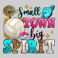 Small Town Big Spirit Volleyball Premium Sweatshirt | Teevron