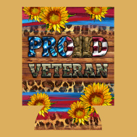 Proud Veteran  12 Oz Regular Can Cooler Premium Hoodie | Teevron