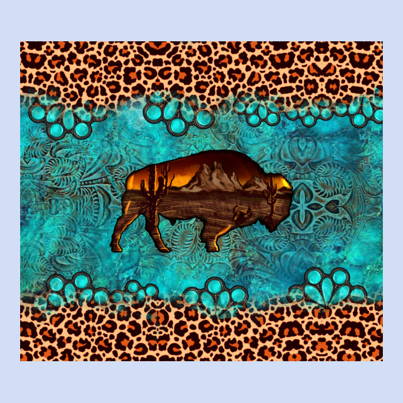 Bison Leopard Gemstone Urban Hoodie by Artiststas | Teevron