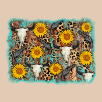 Cow Skull Sunflower Background Urban Hoodie | Teevron