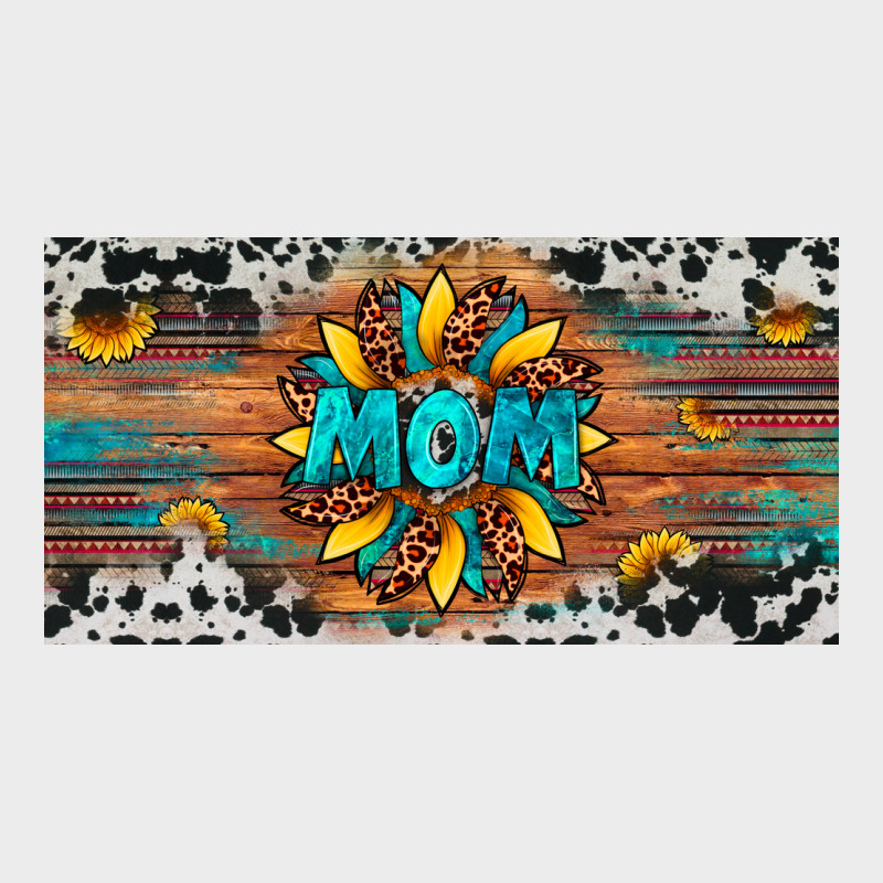 Leopard Sunflower Mom License Plate Urban Hoodie by Artiststas | Teevron