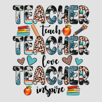 Teacher Teach Love Inspire Premium Hoodie | Teevron