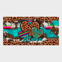 Hearts Mama License Plate Urban Hoodie | Teevron