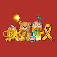 Childhood Cancer Ribbon And Coffee Cups Premium Hoodie | Teevron