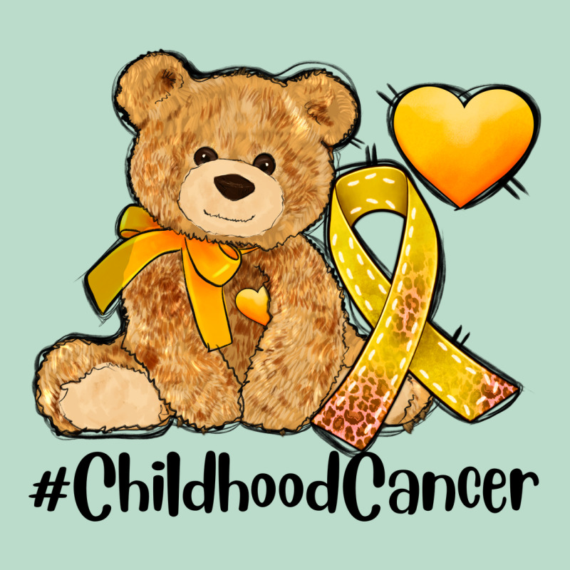 Childhood Cancer And Cancer Ribbon Premium Hoodie by AdoDesignShop | Teevron