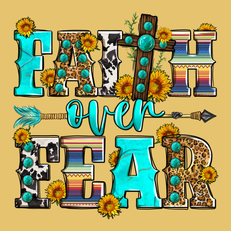 Faith Over Fear Premium Sweatshirt by Zillion Design Studio | Teevron