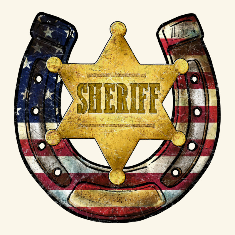 Sheriff American Flag Premium Hoodie by JahusDesignShop | Teevron
