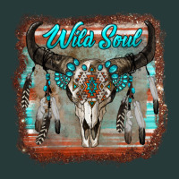 Wild Soul Boho Skull With Background Premium Sweatshirt | Teevron