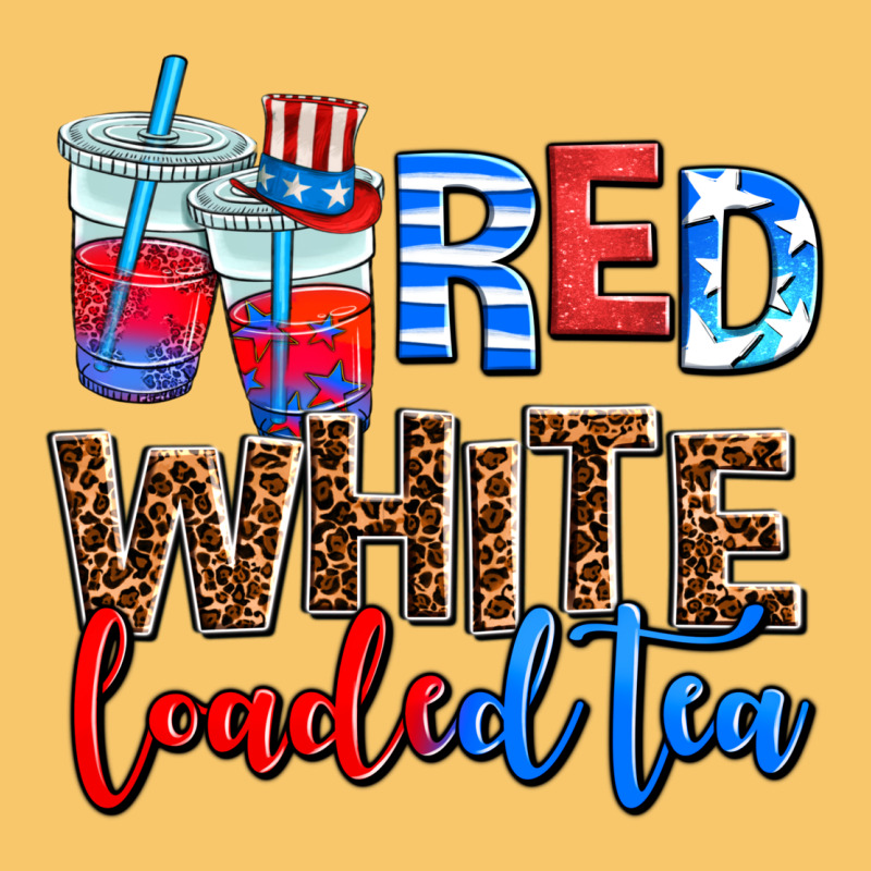 Red White Loaded Tea Vintage Hoodie by AdoDesignShop | Teevron