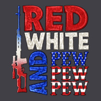 Red White And Pew Pew Pew Heavyweight Hoodie | Teevron