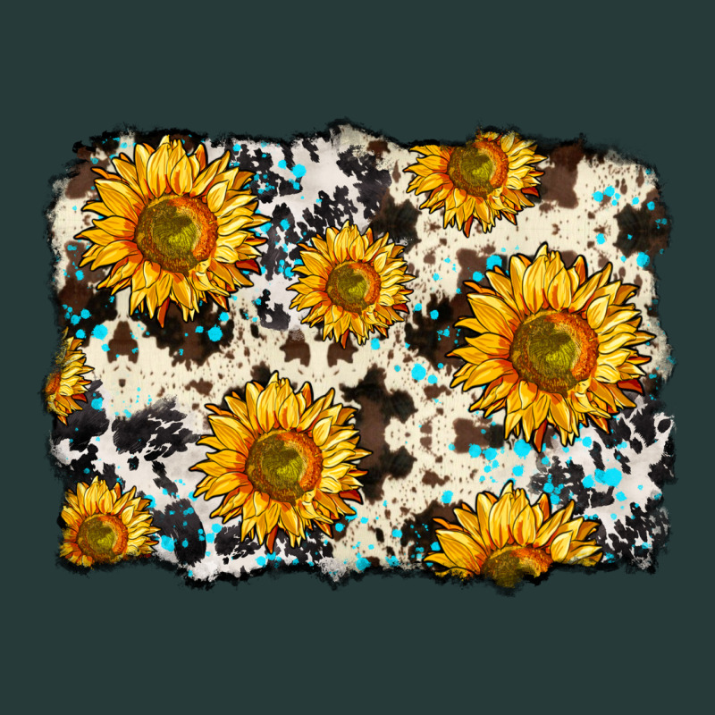 Cowhide Sunflower Pattern Premium Sweatshirt by Zillion Design Studio | Teevron
