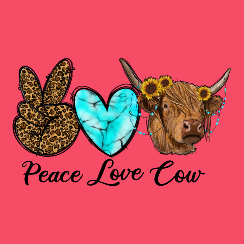 Peace Love Cow Premium Sweatshirt by RanaPortraitStore | Teevron