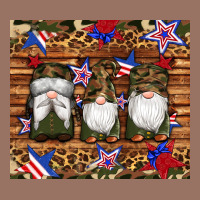 Camouflage Gnomes American Flag Star Leopard Premium Hoodie | Teevron
